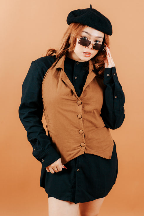 Jedaiah Javier x GS: Enola Holmes Linen Vest